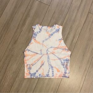 Garage / Tie Dye Cropped Tank Top / Size Large